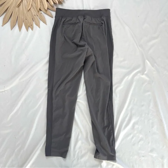 Athleta Brooklyn Ankle Casual Work Purple Grey Track Sweatpants Pants Joggers 0 - Picture 5 of 7